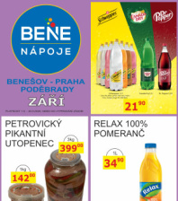 BENE NÁPOJE leták