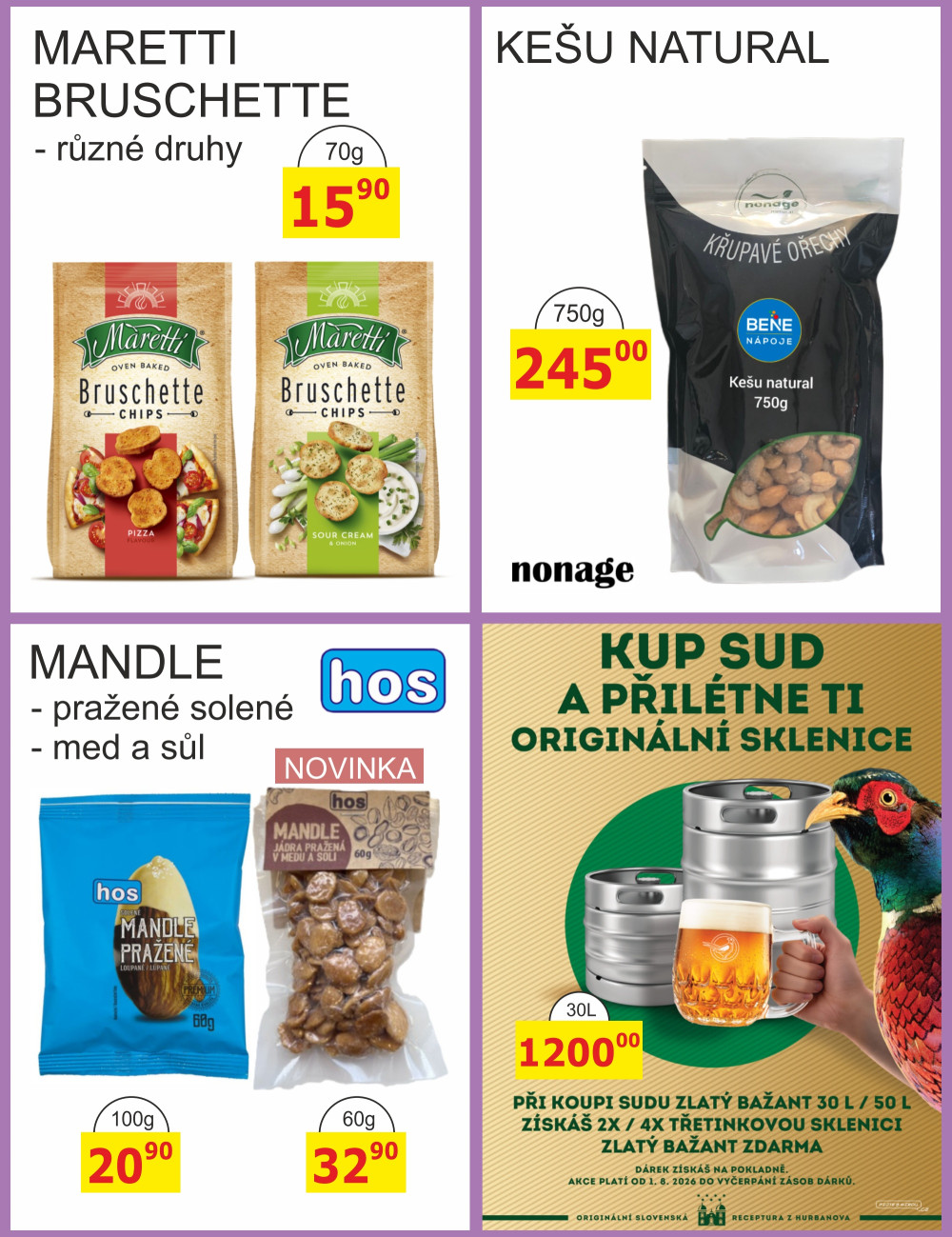 Leták BENE NÁPOJE leták - strana 22