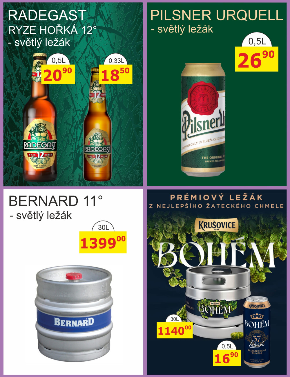 Leták BENE NÁPOJE leták - strana 2