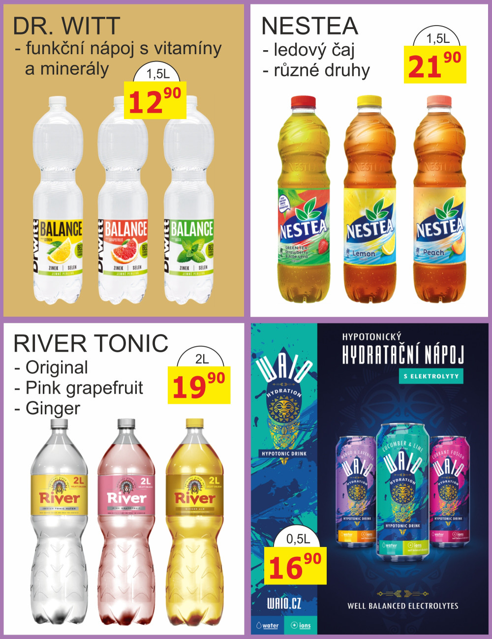 Leták BENE NÁPOJE leták - strana 9