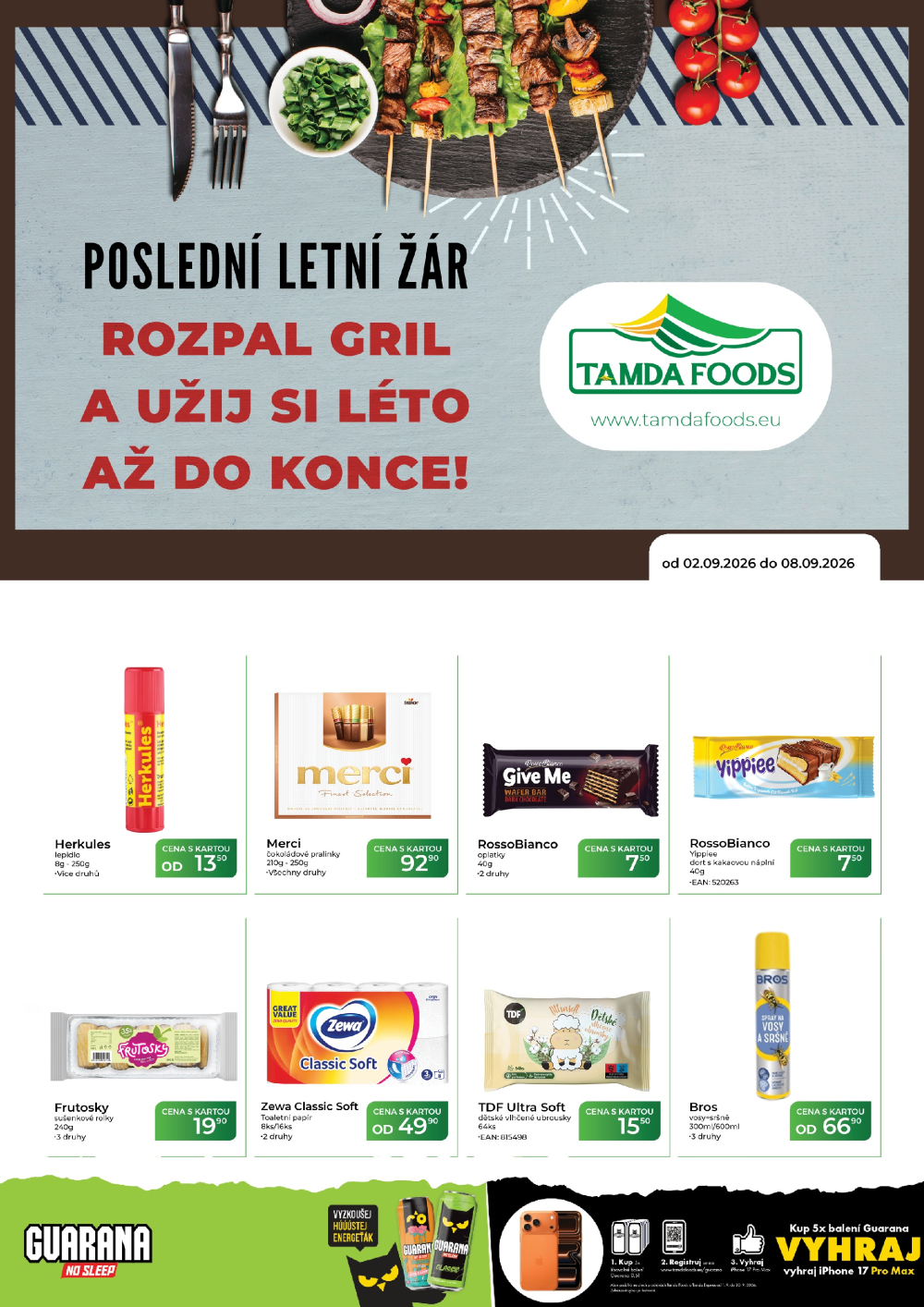 Leták TAMDA FOODS leták - strana 1
