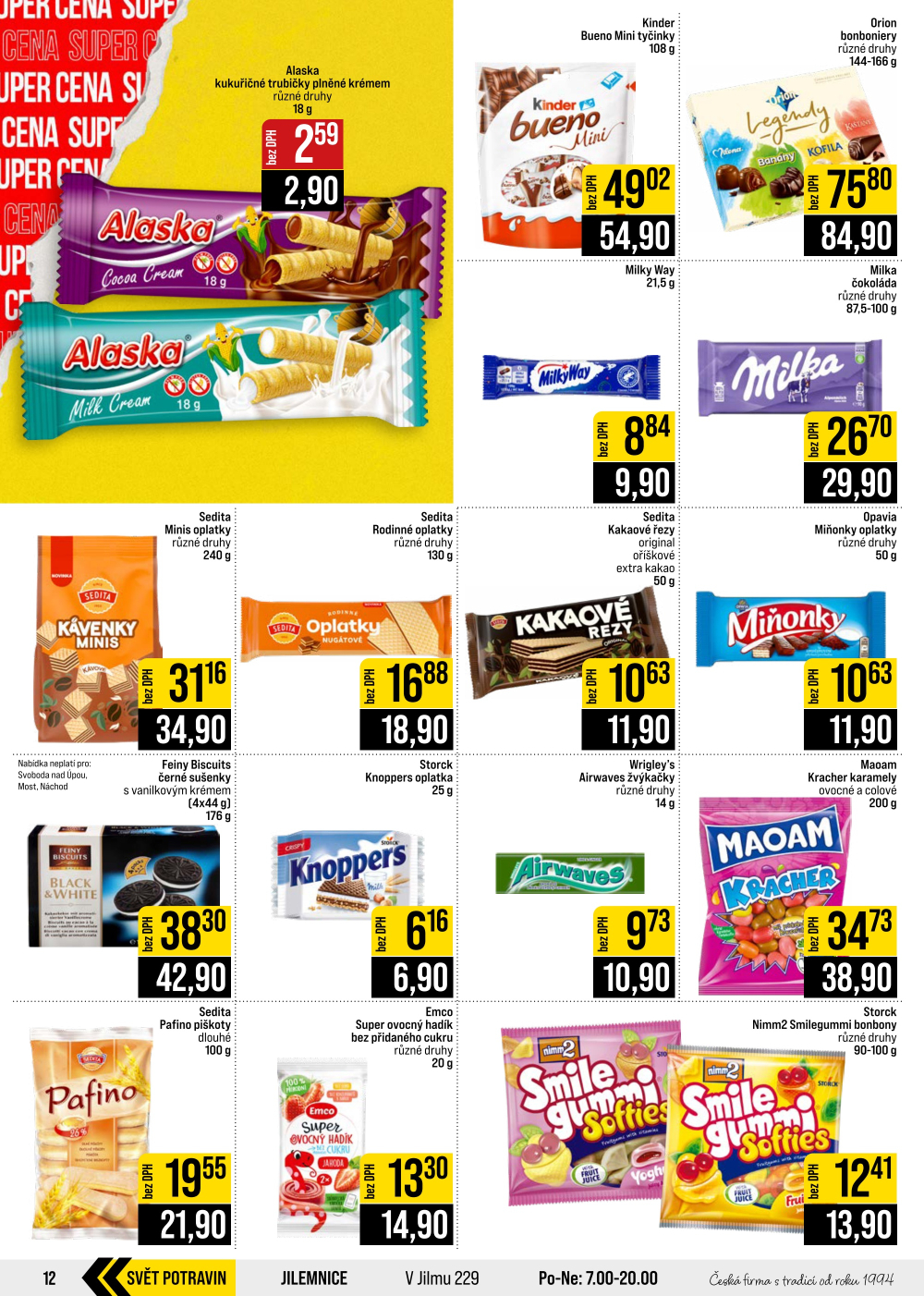 Leták JIP leták CC Cash & Carry - České Budějovice, Most, Náchod, Svoboda nad Úpou, Sušice - strana 12