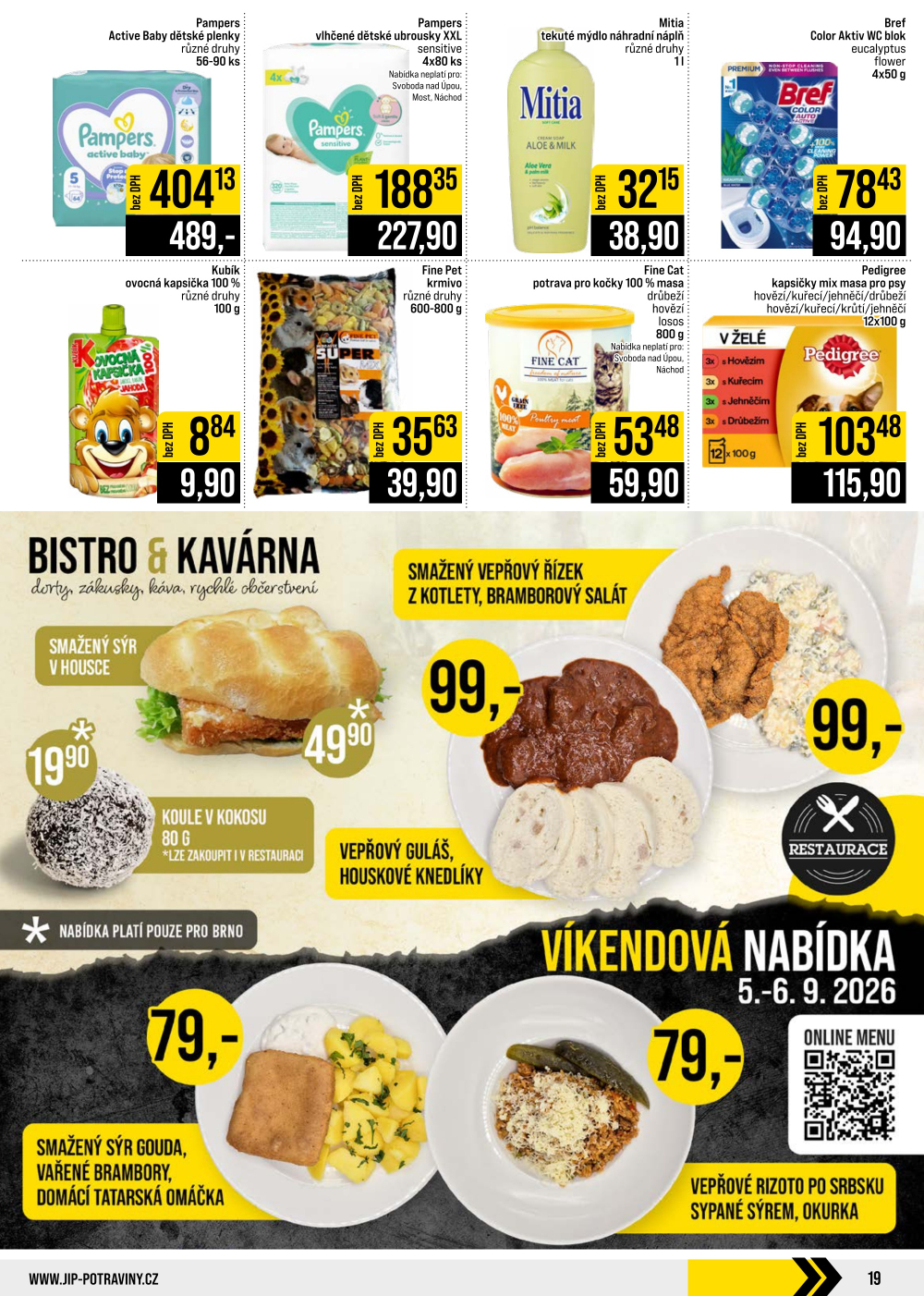 Leták JIP leták CC Cash & Carry - České Budějovice, Most, Náchod, Svoboda nad Úpou, Sušice - strana 19