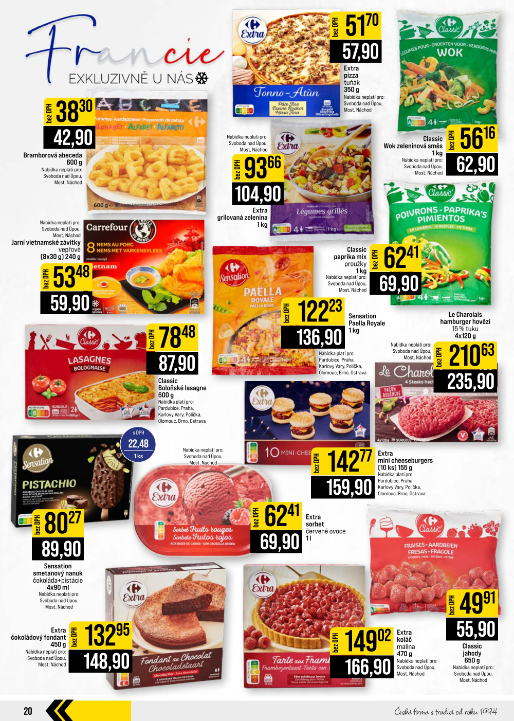 Leták JIP leták CC Cash & Carry - České Budějovice, Most, Náchod, Svoboda nad Úpou, Sušice - strana 20