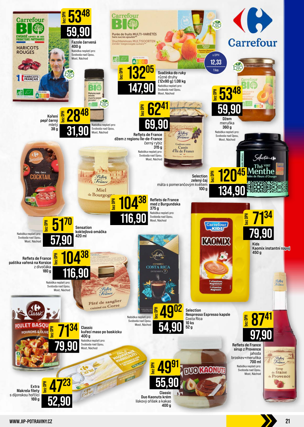 Leták JIP leták CC Cash & Carry - České Budějovice, Most, Náchod, Svoboda nad Úpou, Sušice - strana 21