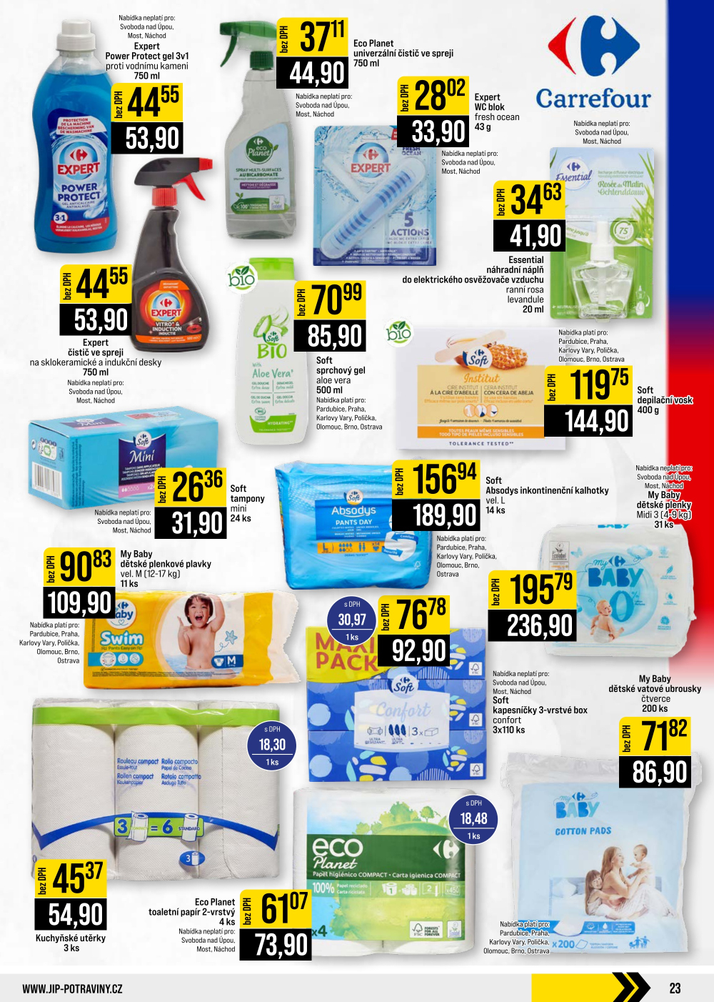 Leták JIP leták CC Cash & Carry - České Budějovice, Most, Náchod, Svoboda nad Úpou, Sušice - strana 23