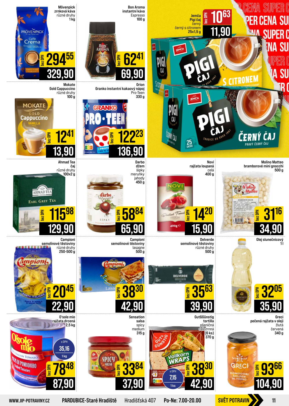 Leták JIP leták CC Cash & Carry - Brno, Ostrava, Praha, Polička, Olomouc, Karlovy Vary, Zlín, Jilemnice, Pardubice - strana 11