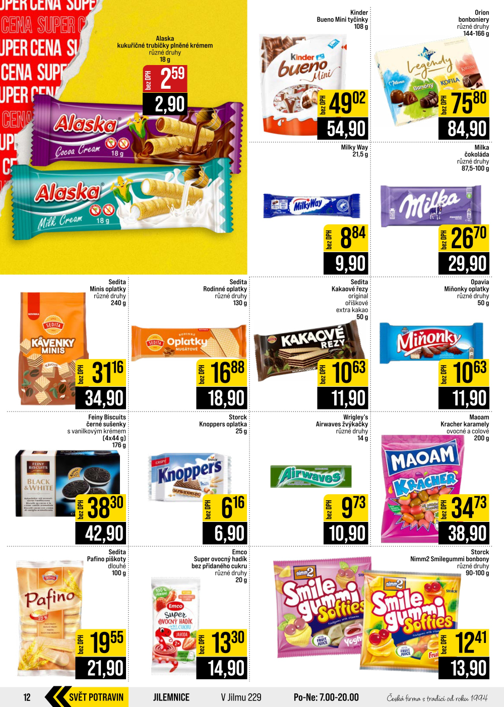 Leták JIP leták CC Cash & Carry - Brno, Ostrava, Praha, Polička, Olomouc, Karlovy Vary, Zlín, Jilemnice, Pardubice - strana 12