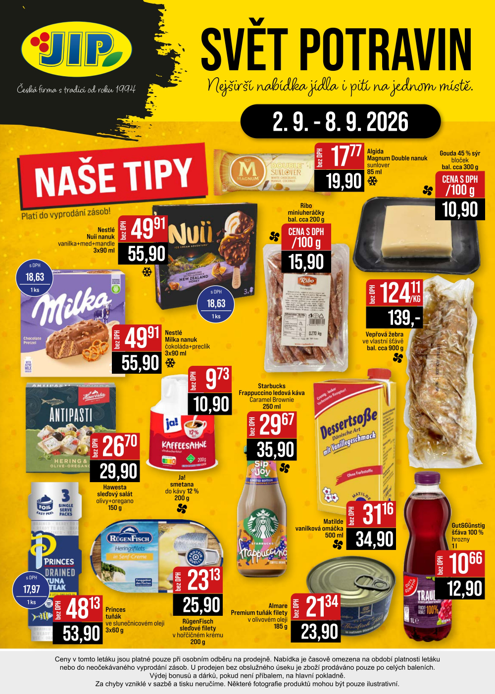 Leták JIP leták CC Cash & Carry - Brno, Ostrava, Praha, Polička, Olomouc, Karlovy Vary, Zlín, Jilemnice, Pardubice - strana 24