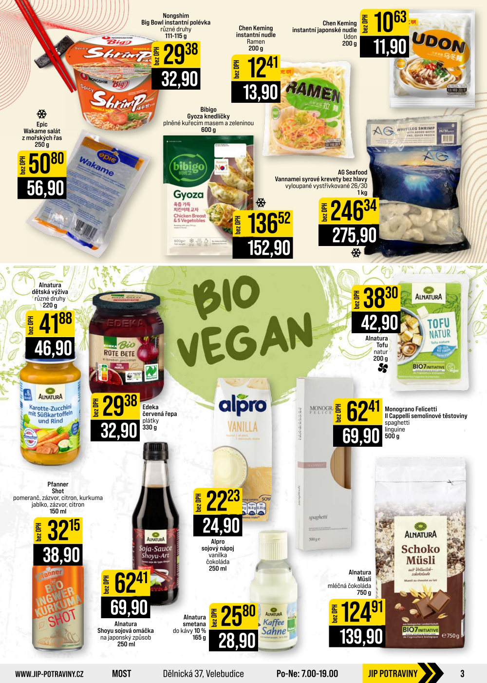 Leták JIP leták CC Cash & Carry - Brno, Ostrava, Praha, Polička, Olomouc, Karlovy Vary, Zlín, Jilemnice, Pardubice - strana 3