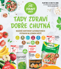 Akční leták Globus  - Tady zdraví dobře chutná