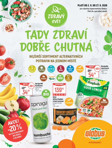 Globus leták - Tady zdraví dobře chutná