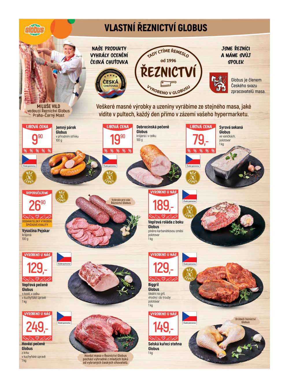 Leták Globus leták Praha - Černý Most - strana 5