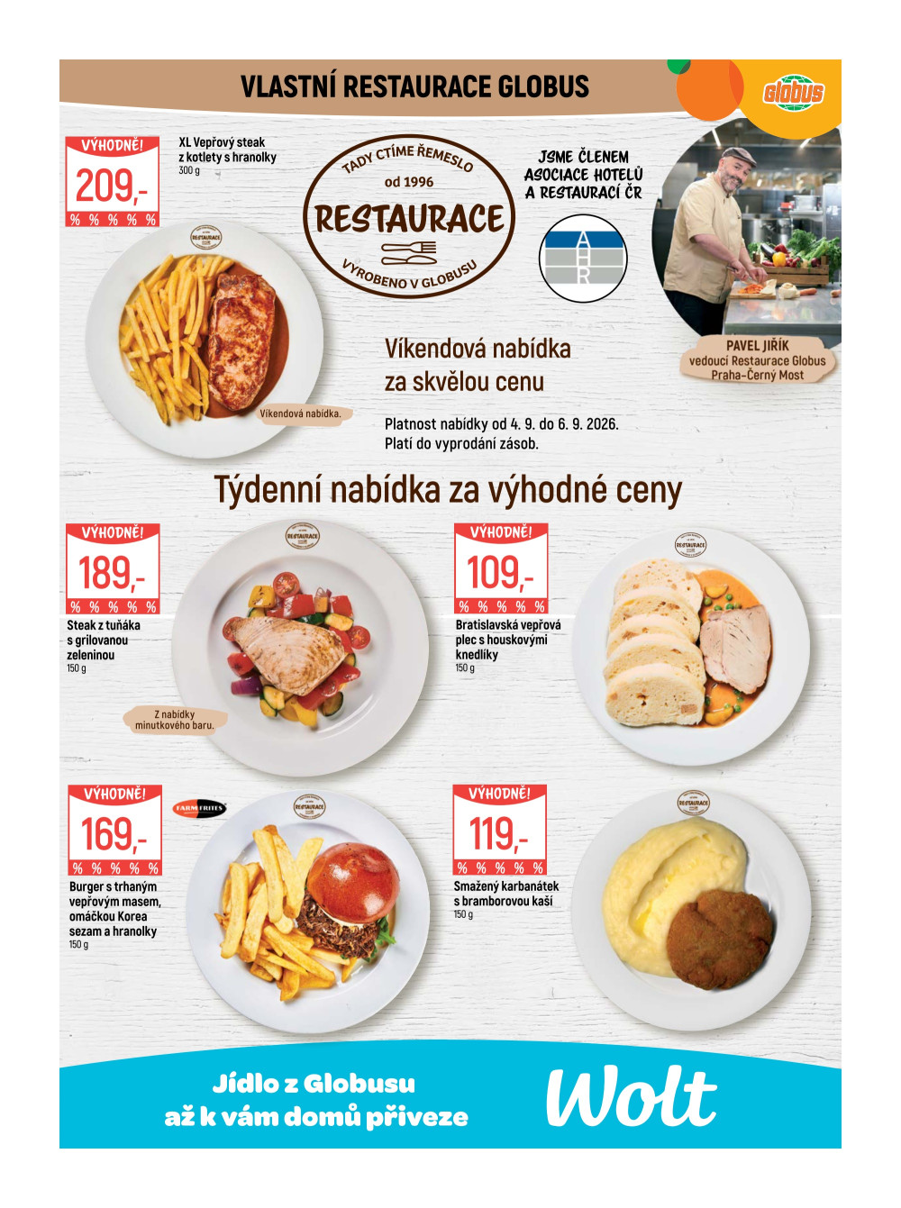 Leták Globus leták Praha - Černý Most - strana 8