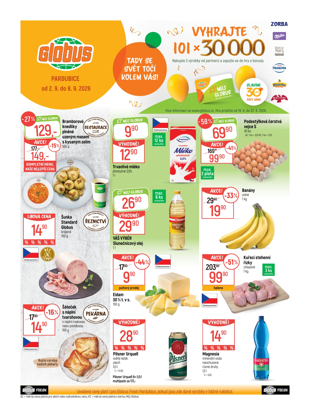 Leták Globus leták Pardubice - strana 1