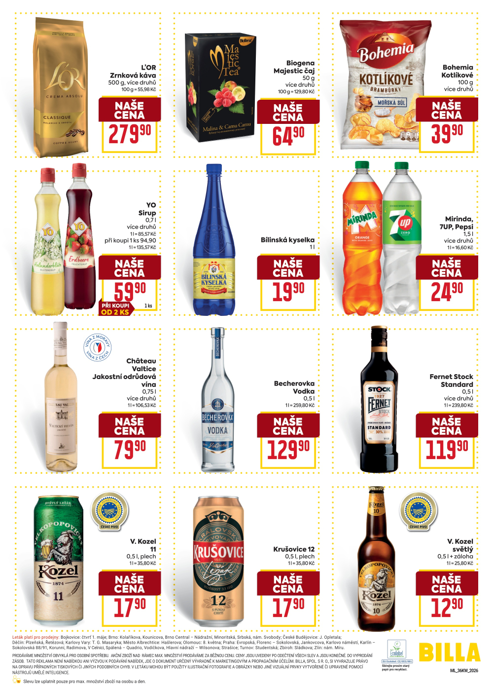 Leták BILLA malý leták - strana 6