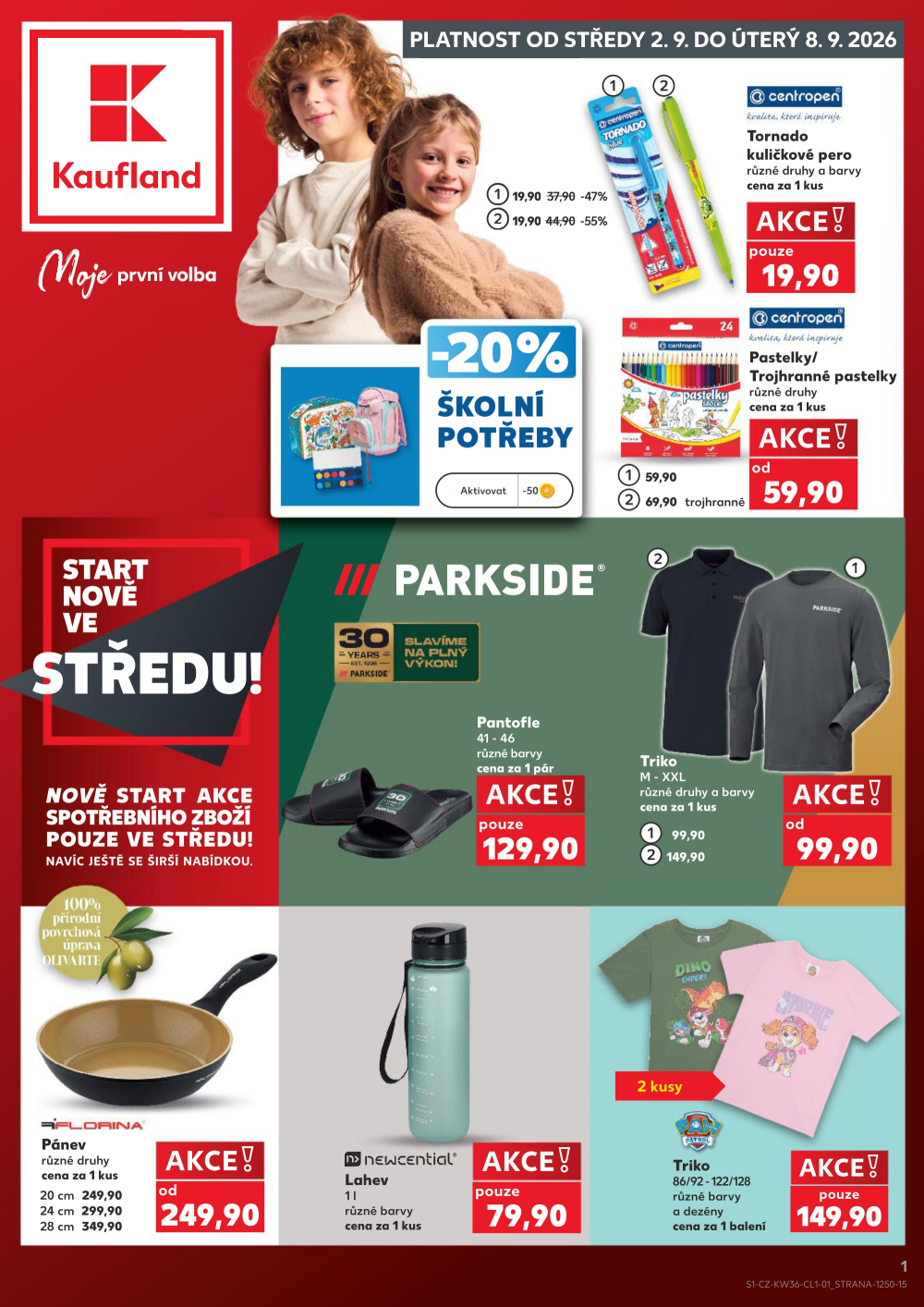 Leták Kaufland leták - Spotřební zboží - strana 1