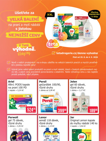 Teta drogerie - Vždycky výhodně