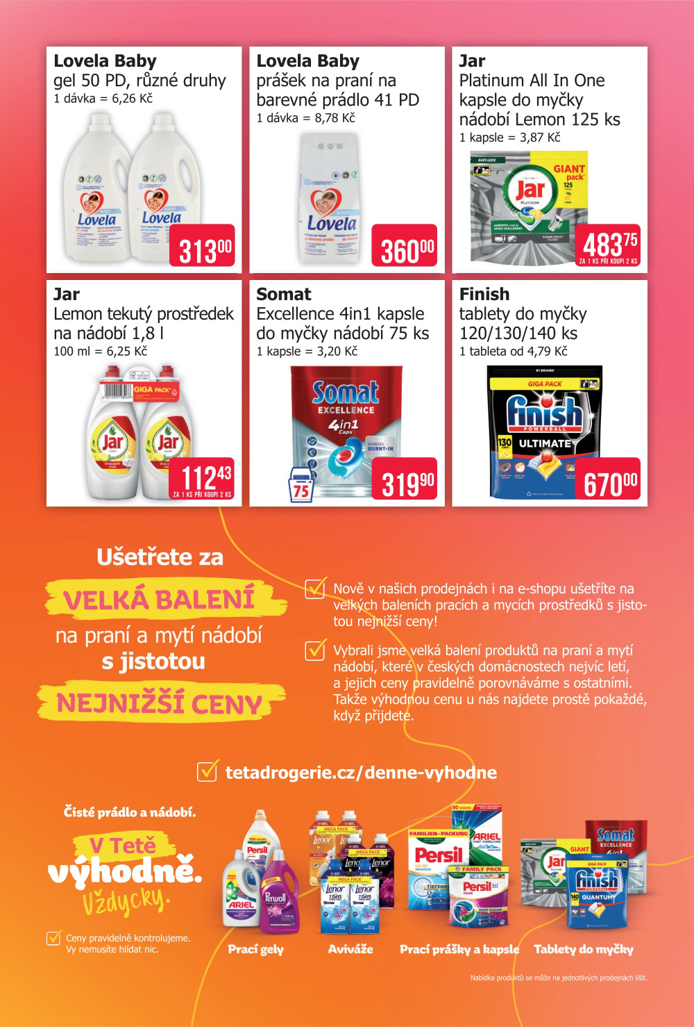 Leták Teta drogerie - Vždycky výhodně - strana 4
