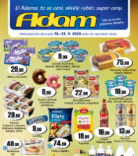 Akční leták ADAM POTRAVINY 