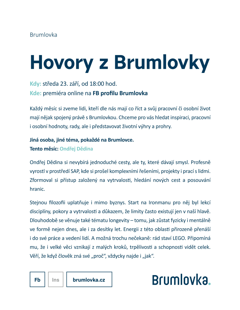 Leták eBrumlovka magazín - strana 19