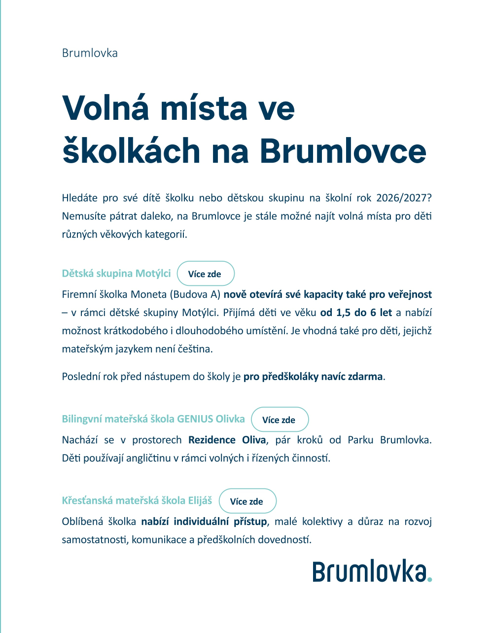 Leták eBrumlovka magazín - strana 2