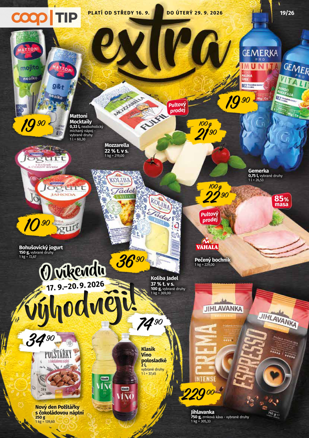 Leták COOP leták - TIP Extra - strana 1