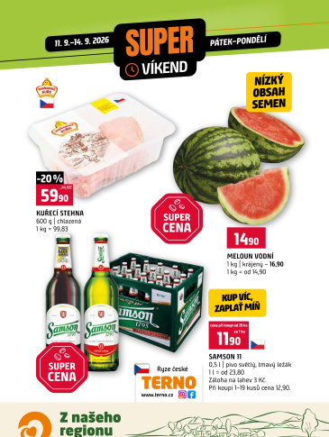 Terno leták - Víkendovka