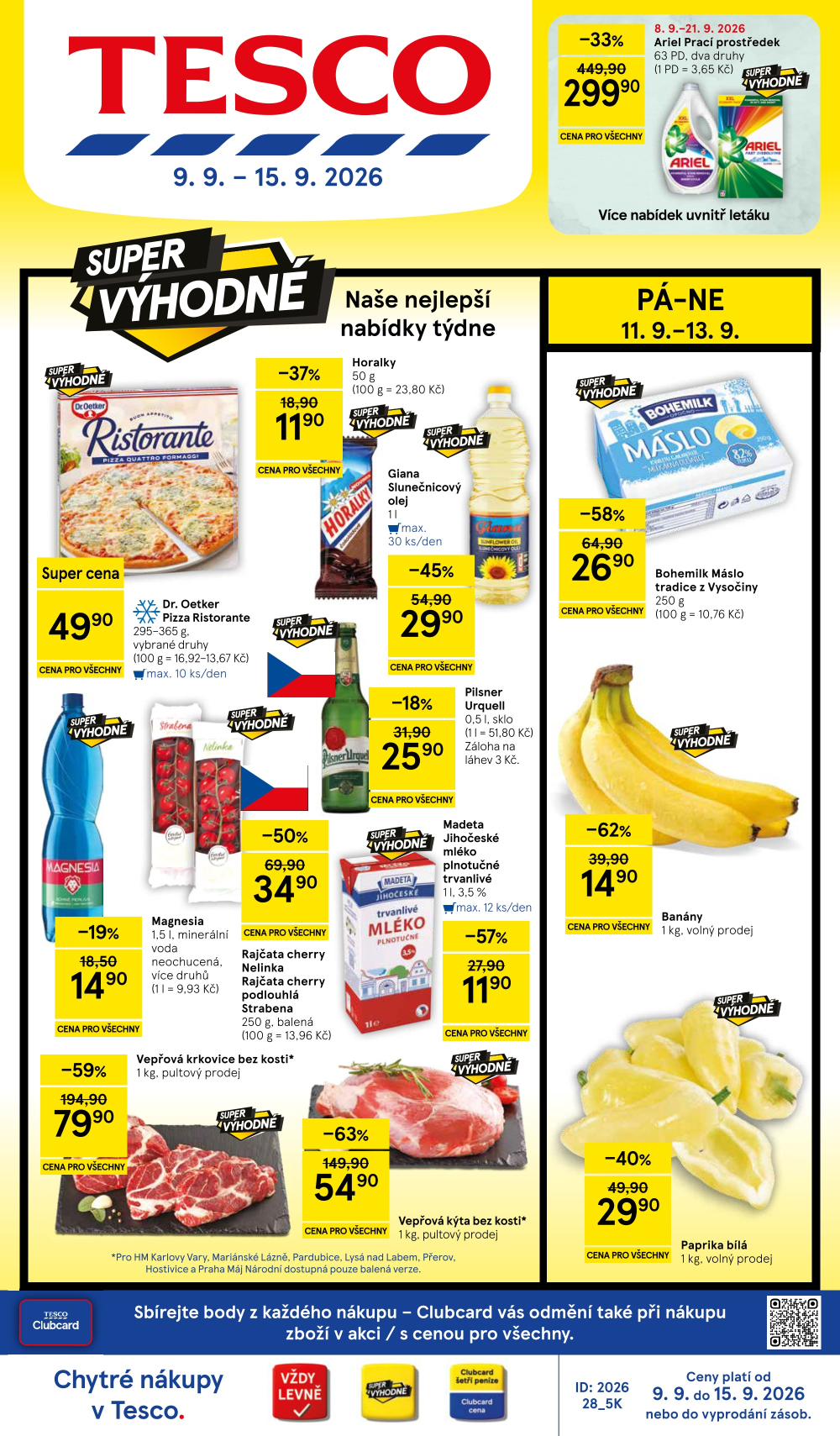 Leták Tesco hypermarket leták - strana 1