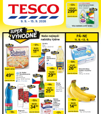 Akční leták Tesco hypermarket 