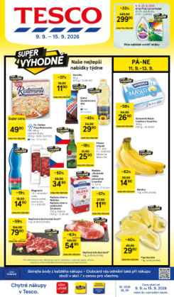 Tesco hypermarket leták