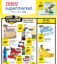 Akční leták Tesco supermarket 