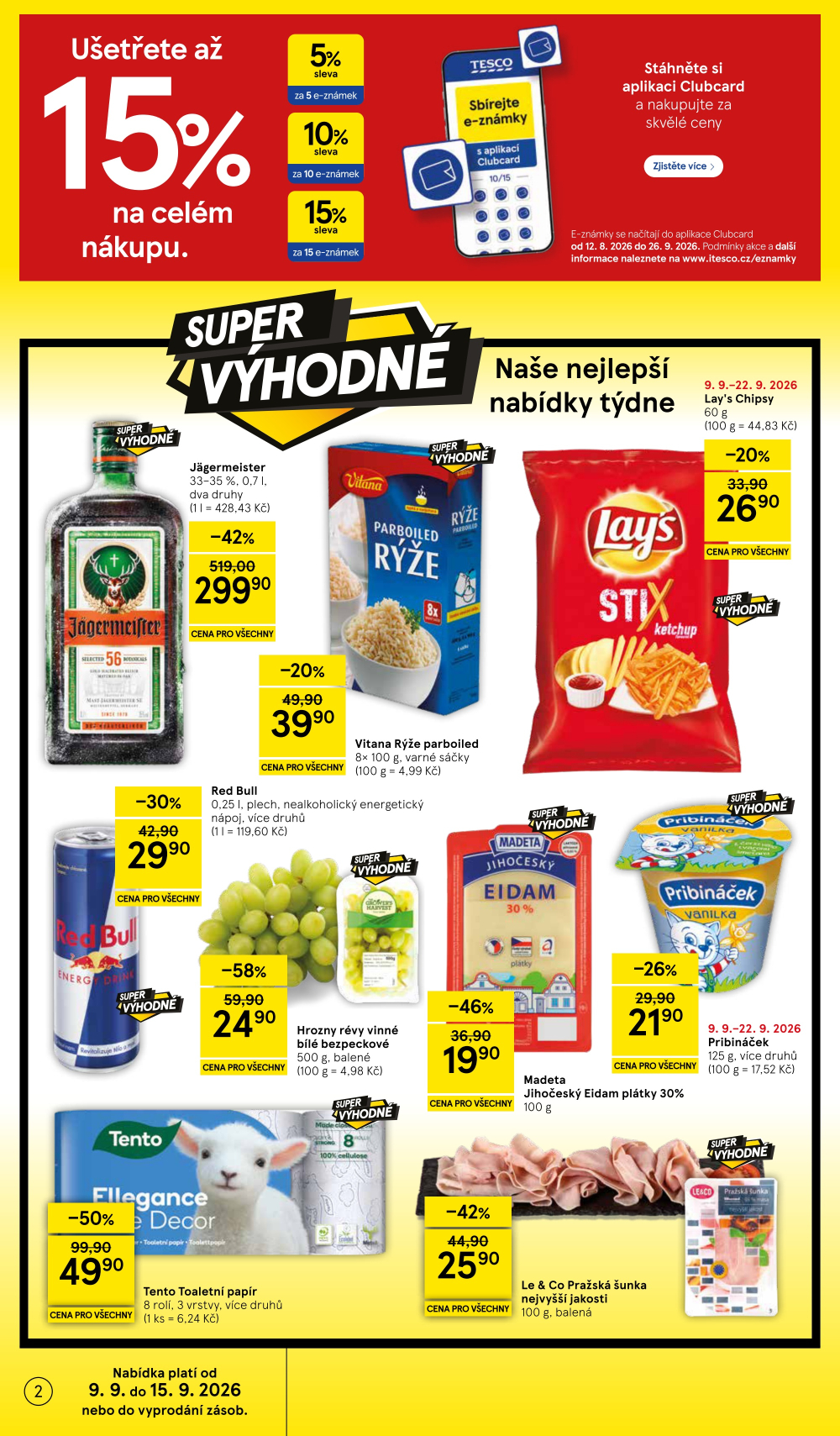Leták Tesco supermarket leták - strana 2