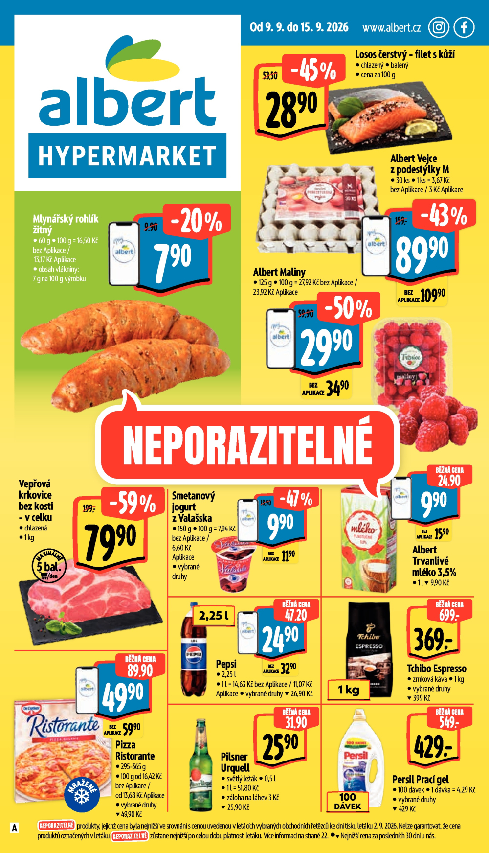 Leták Albert Hypermarket leták - strana 1