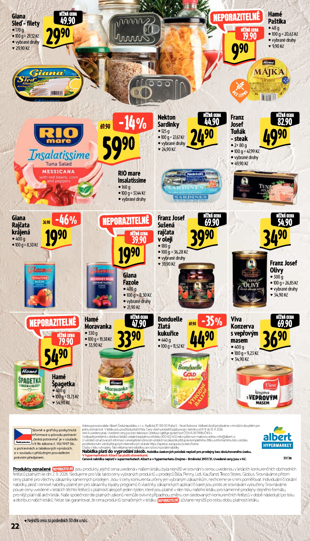 Leták Albert Hypermarket leták - strana 30