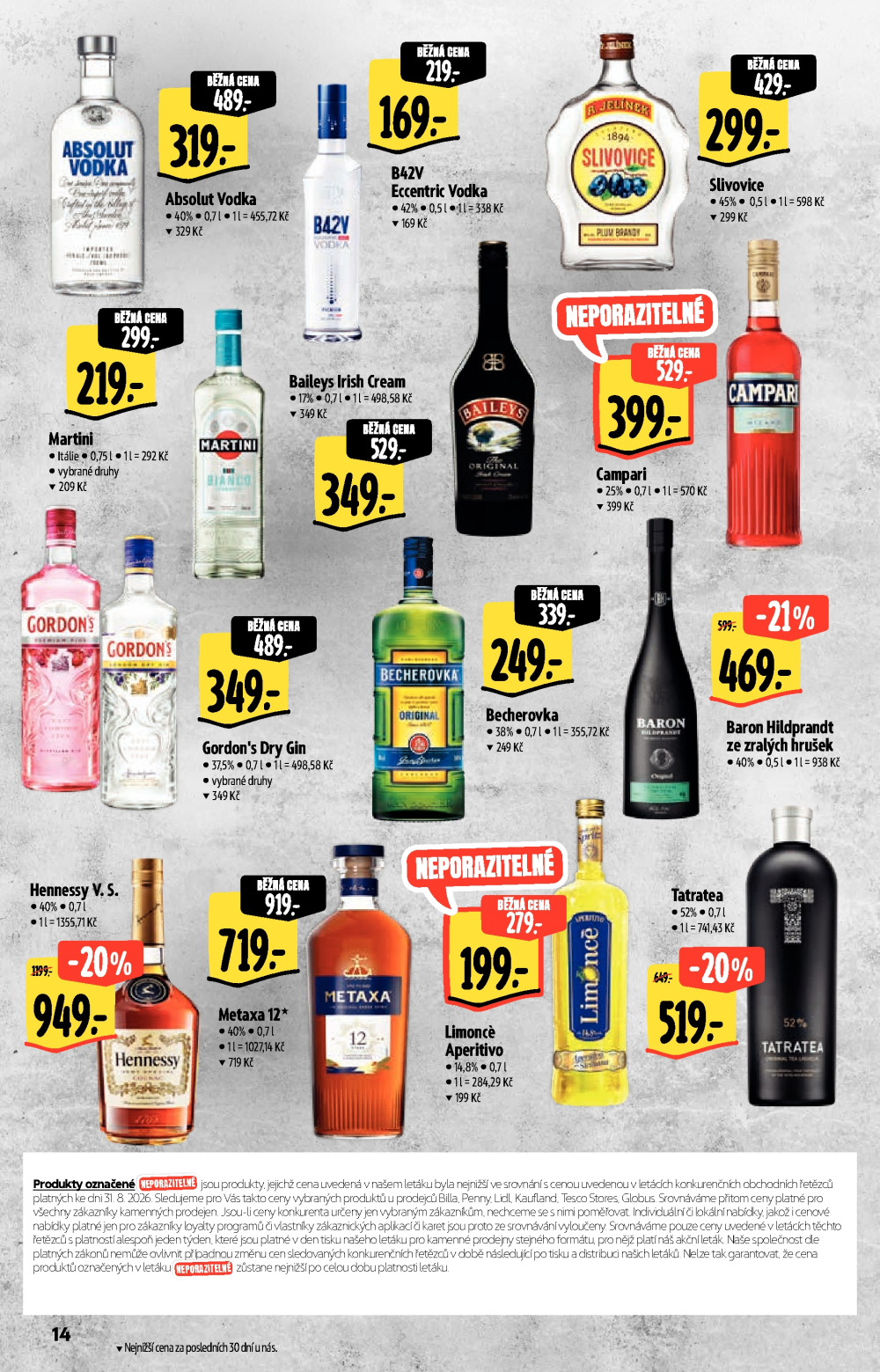 Leták Albert Hypermarket - Podzimní vína - strana 14