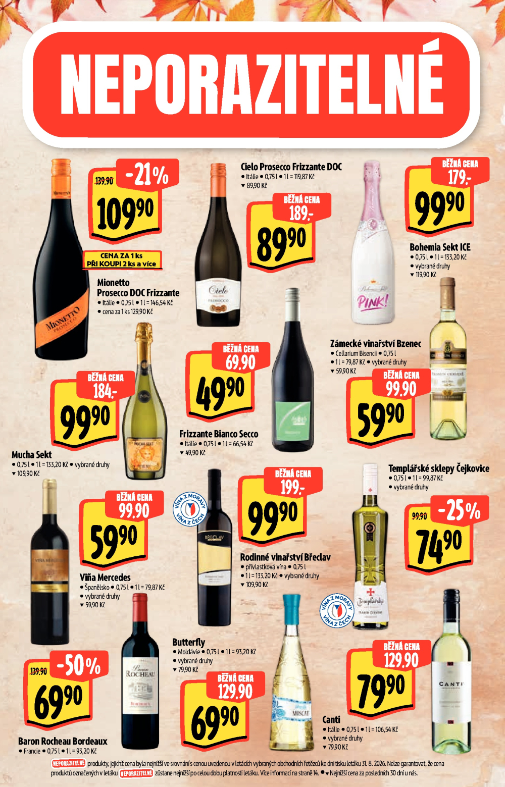 Leták Albert Hypermarket - Podzimní vína - strana 18