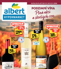 Akční leták Albert Hypermarket - Podzimní vína