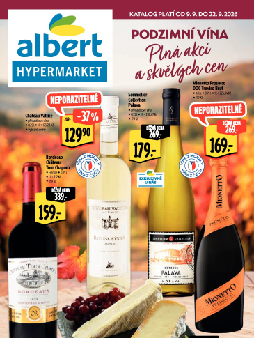Albert Hypermarket - Podzimní vína