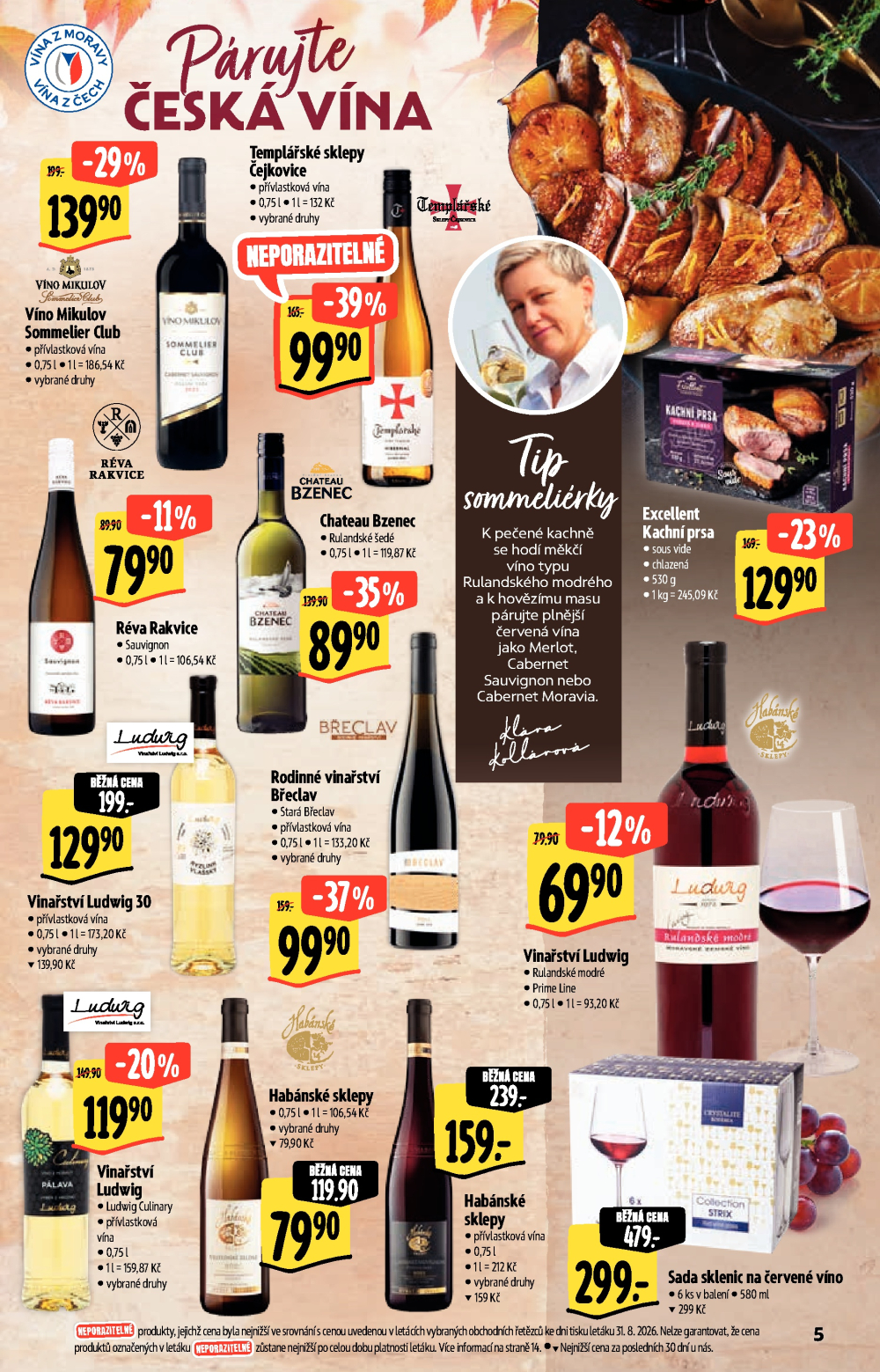 Leták Albert Hypermarket - Podzimní vína - strana 5