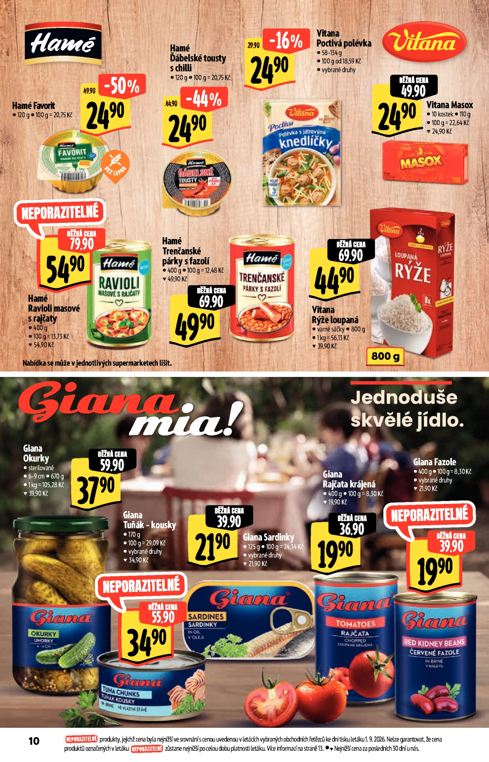 Leták Albert Supermarket - Nabídka ve značkové kvalitě - strana 10