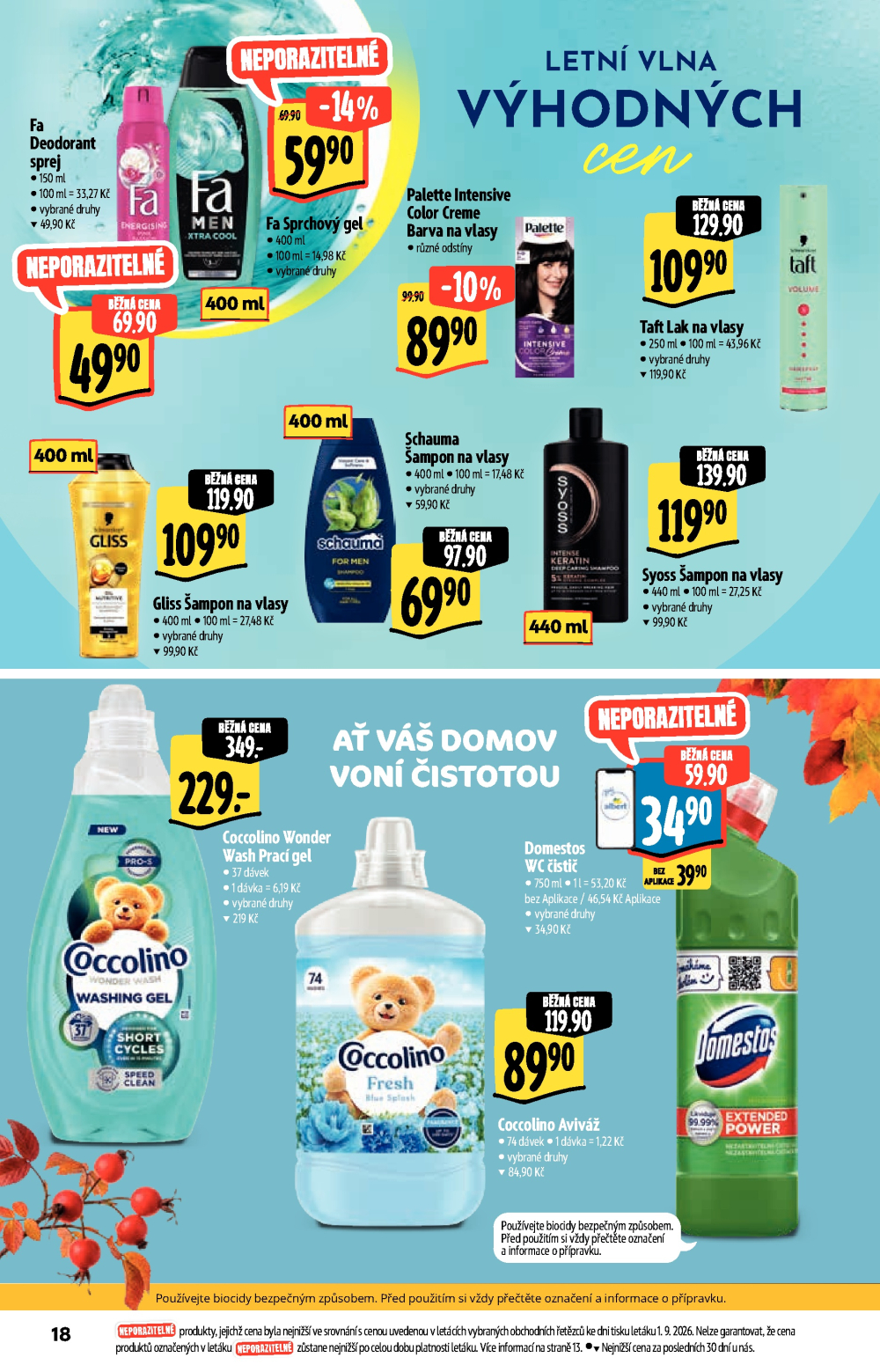 Leták Albert Supermarket - Nabídka ve značkové kvalitě - strana 18