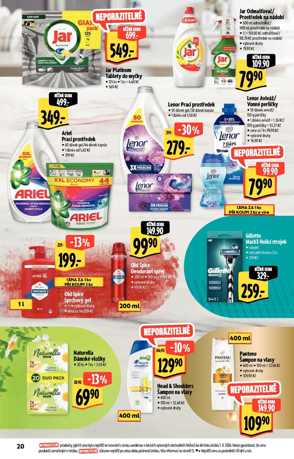 Leták Albert Supermarket - Nabídka ve značkové kvalitě - strana 20