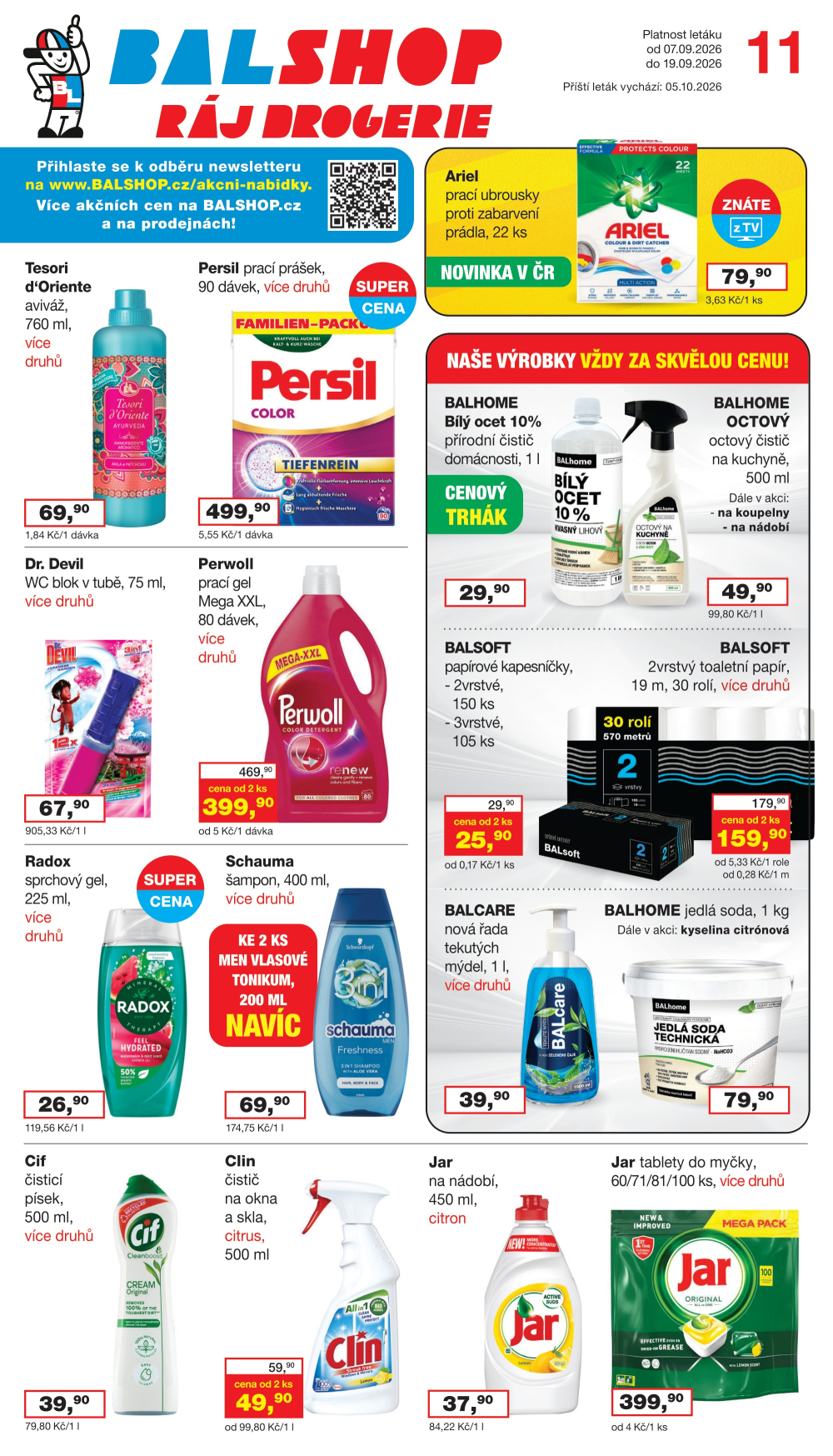Leták Ráj drogerie leták - strana 1