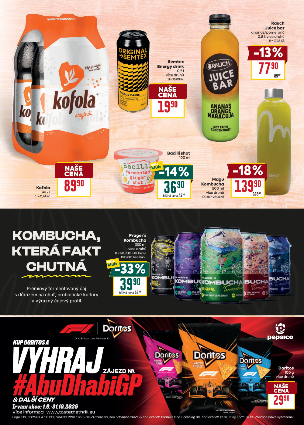 Leták BILLA  leták - Podzimní nápoje - strana 20