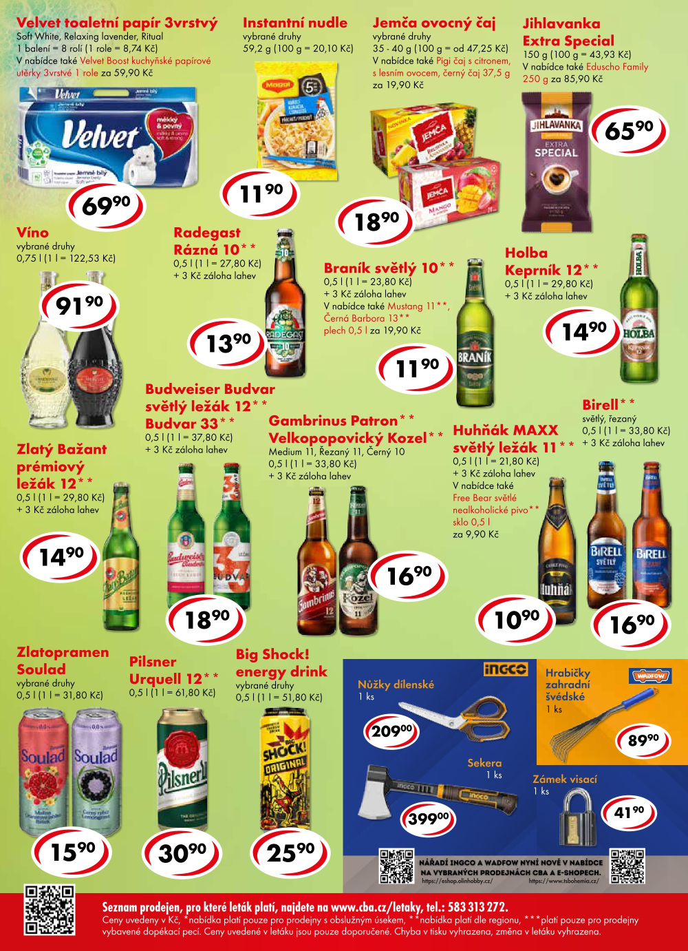 Leták CBA Potraviny leták - strana 6