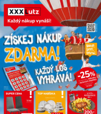 Akční leták XXXLutz  - Získej nákup zdarma!