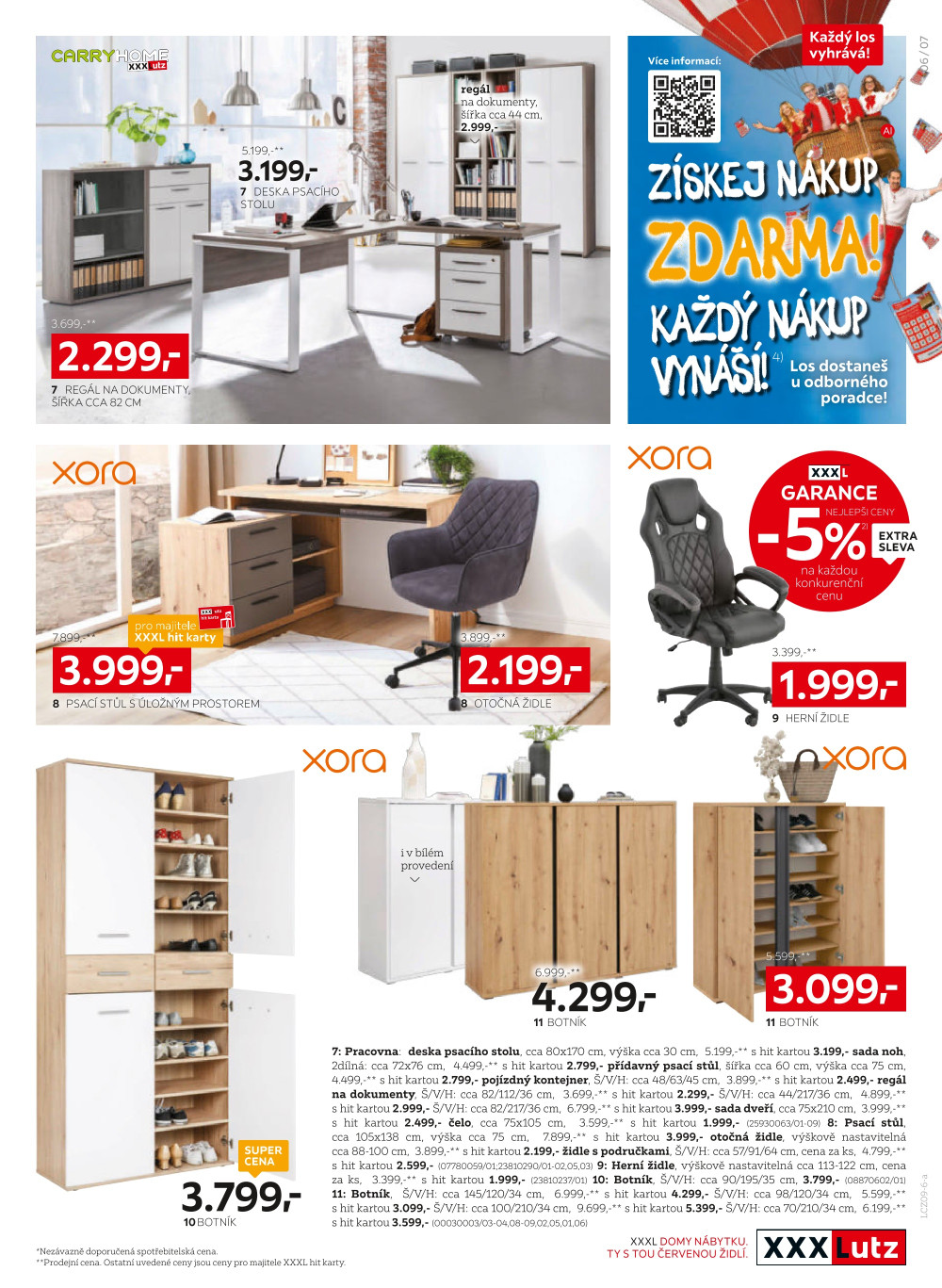 Leták XXXLutz leták - Získej nákup zdarma! - strana 7