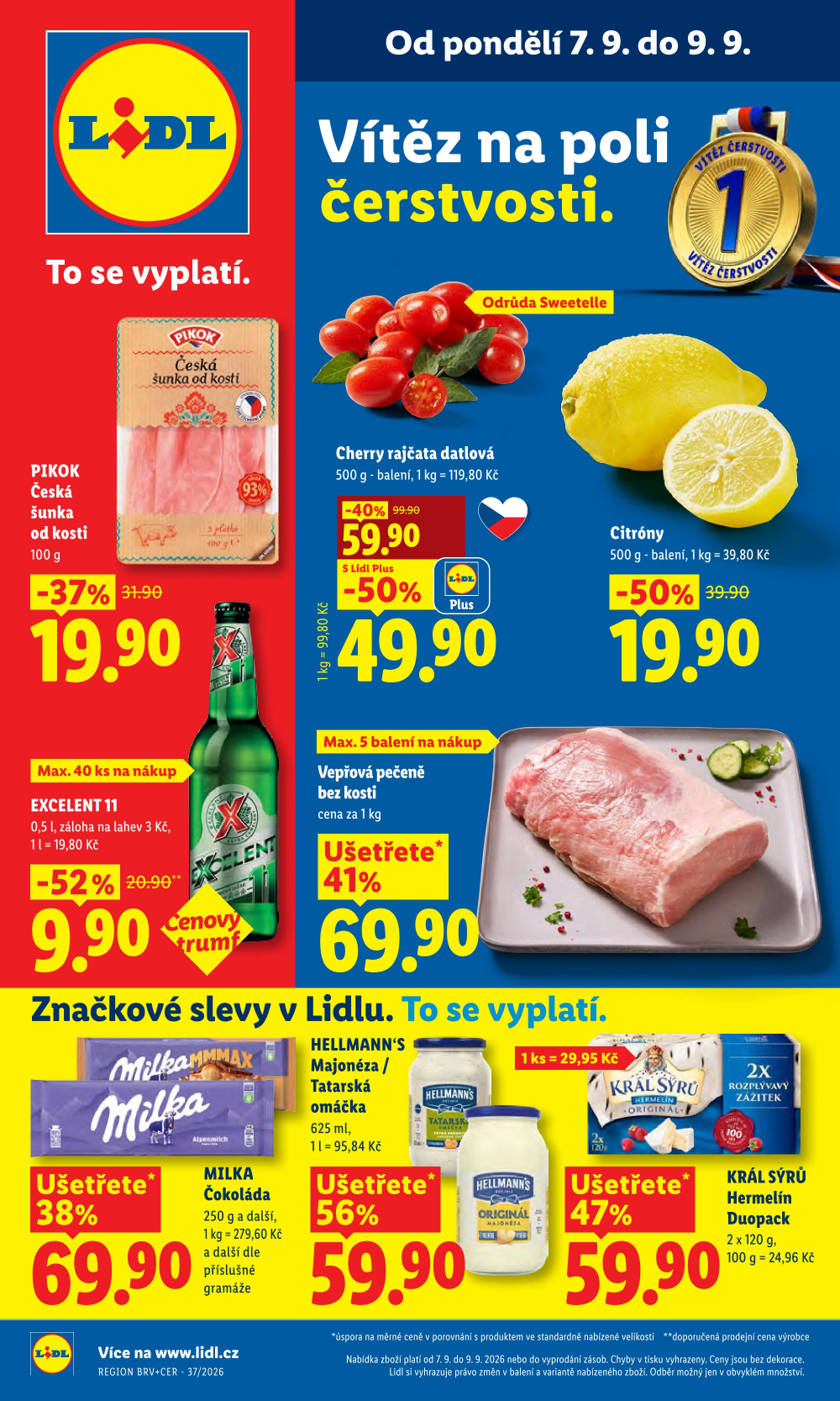 Leták Lidl leták od pondělí - strana 1