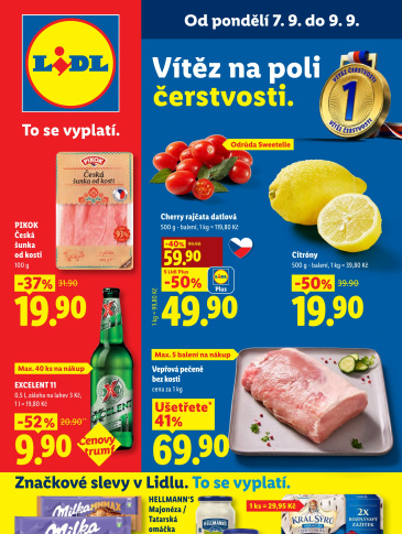 Lidl leták od pondělí